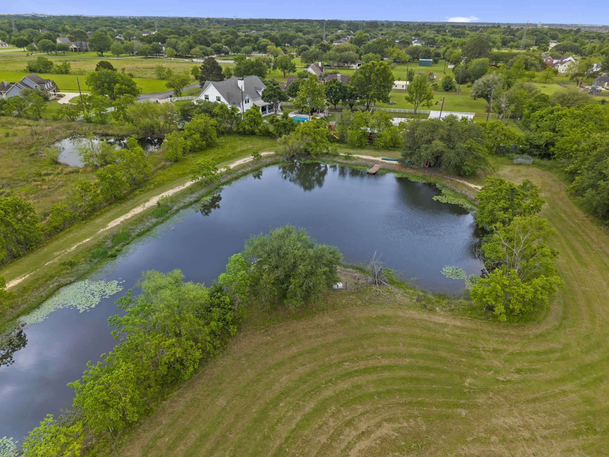 26435 Clay Road Katy, TX 77493 - Photo 45 of 50 a view of a lake with houses