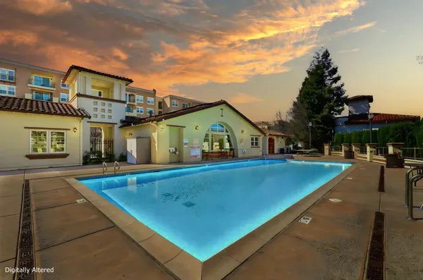 a view of outdoor space yard and swimming pool