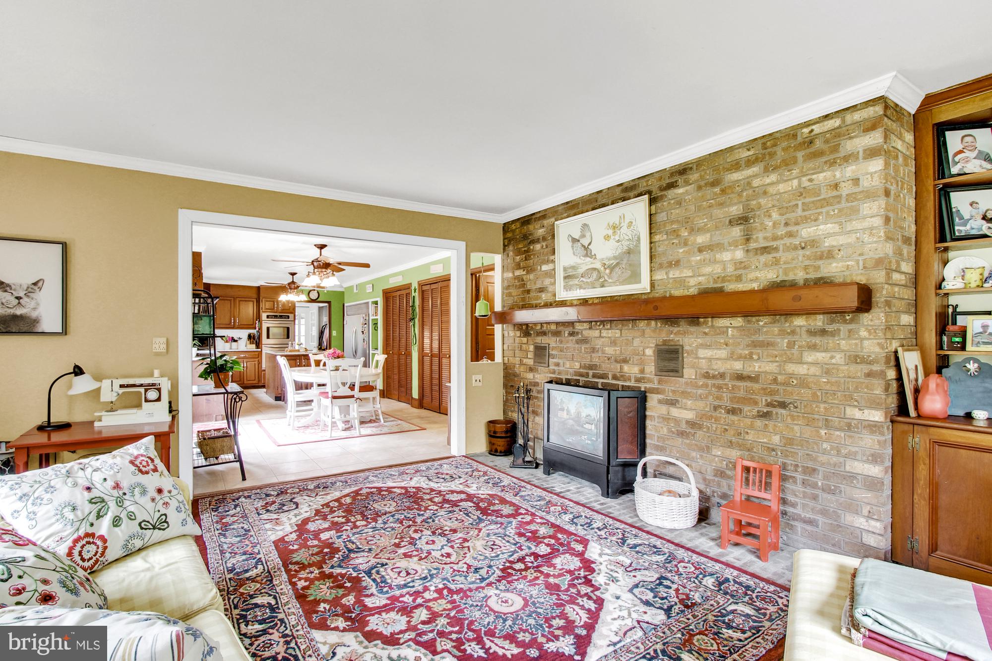 18902 Vernon Road White Hall, MD 21161 - Photo 17 of 69 The family room adjoins the open-concept kitchen..