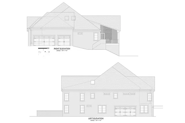 a black and white photo of a living room