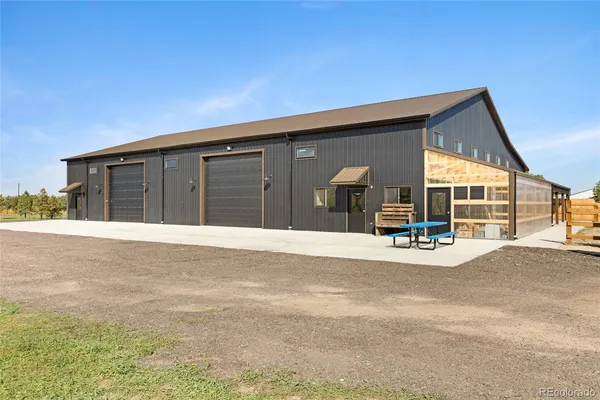a view of a house with a outdoor space