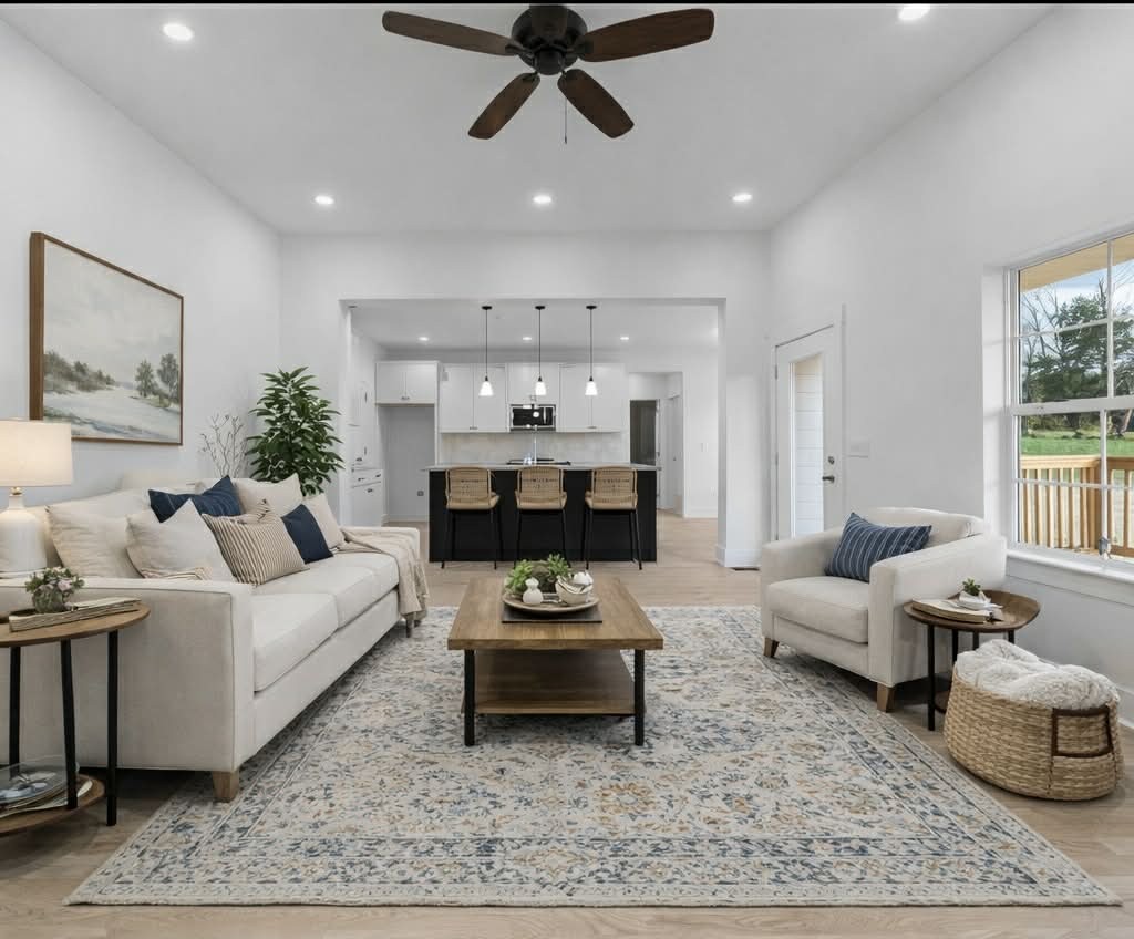 232 Dugout Road Summertown, TN 38483 - Photo 2 of 70 a living room with furniture and a rug