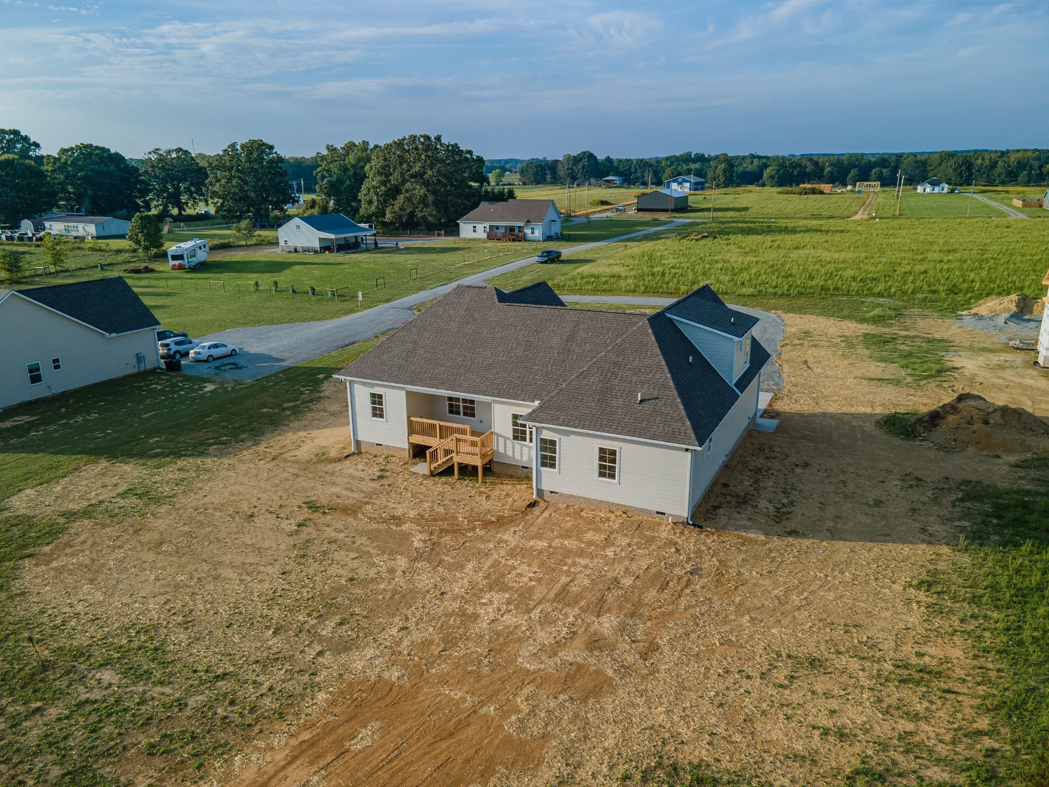 232 Dugout Road Summertown, TN 38483 - Photo 24 of 70 a view of a house with a yard and lake view