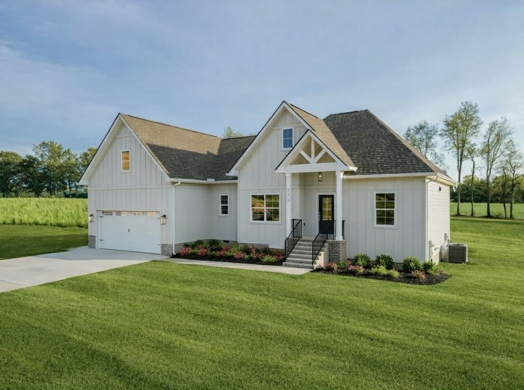 232 Dugout Road Summertown, TN 38483 - Photo 6 of 70 a front view of house with yard and green space