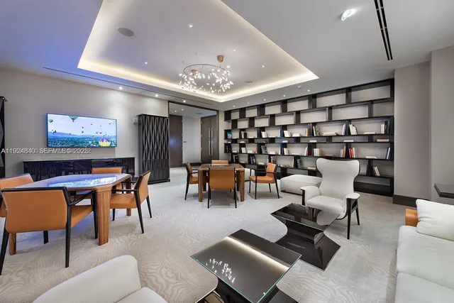 a room with a sink and a mirror