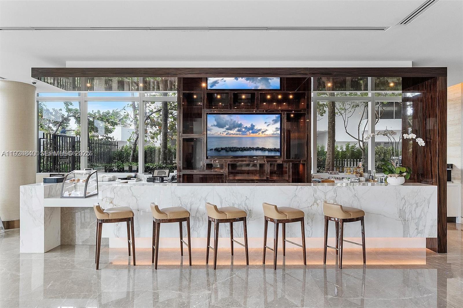Surfside Surfside, FL 33154 - Photo 30 of 36 a living room with furniture and a large window