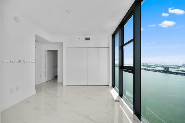 a view of a bathroom with a shower