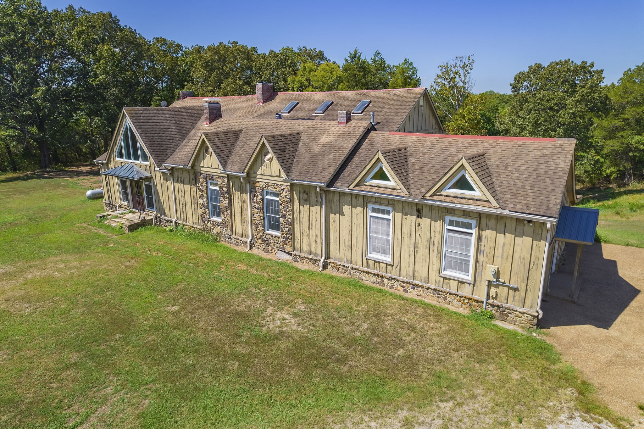 290 Leeford Lane Cedar Grove, TN 38321 - Photo 12 of 54 an aerial view of residential houses with outdoor space and trees