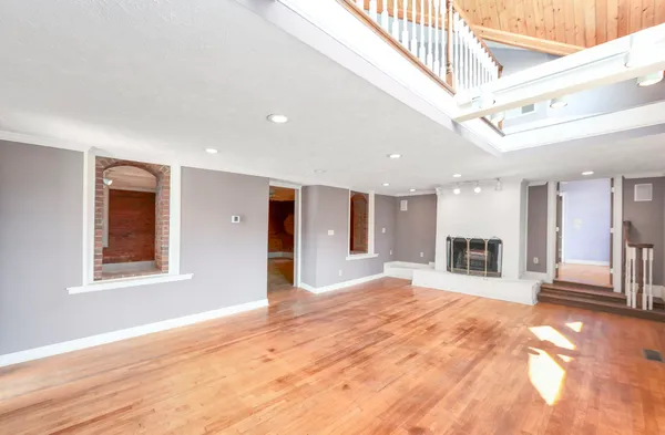 a view of a living room