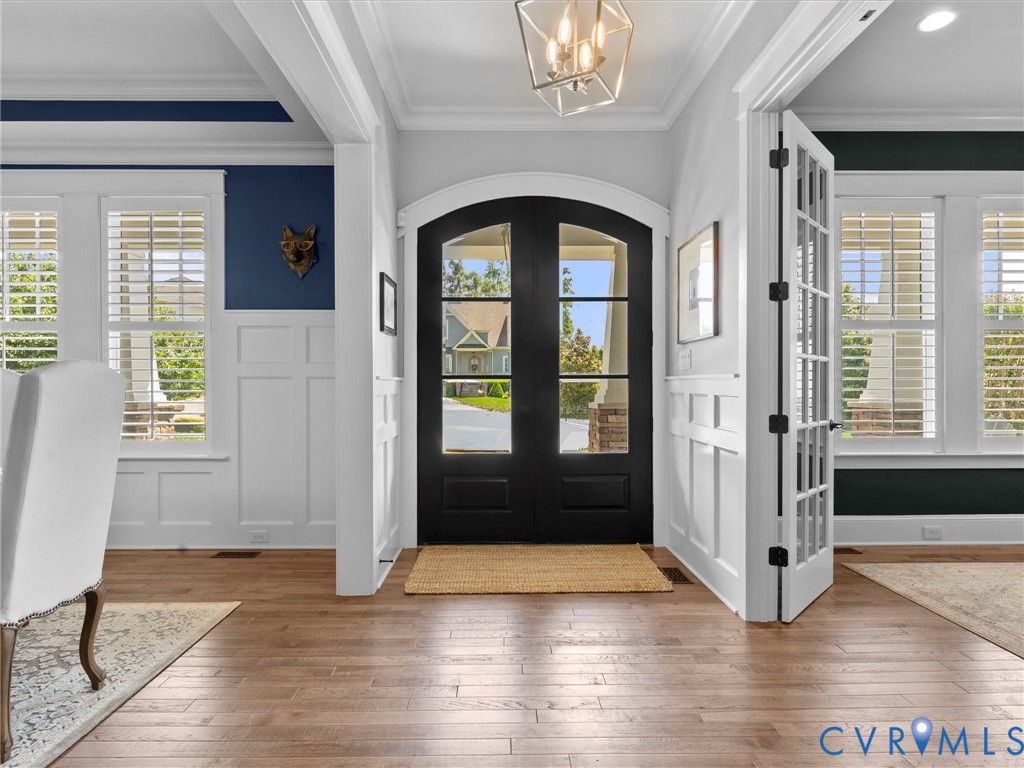 1925 Limbeck Lane Midlothian, VA 23112 - Photo 7 of 89 a view of an entryway with wooden floor and a window