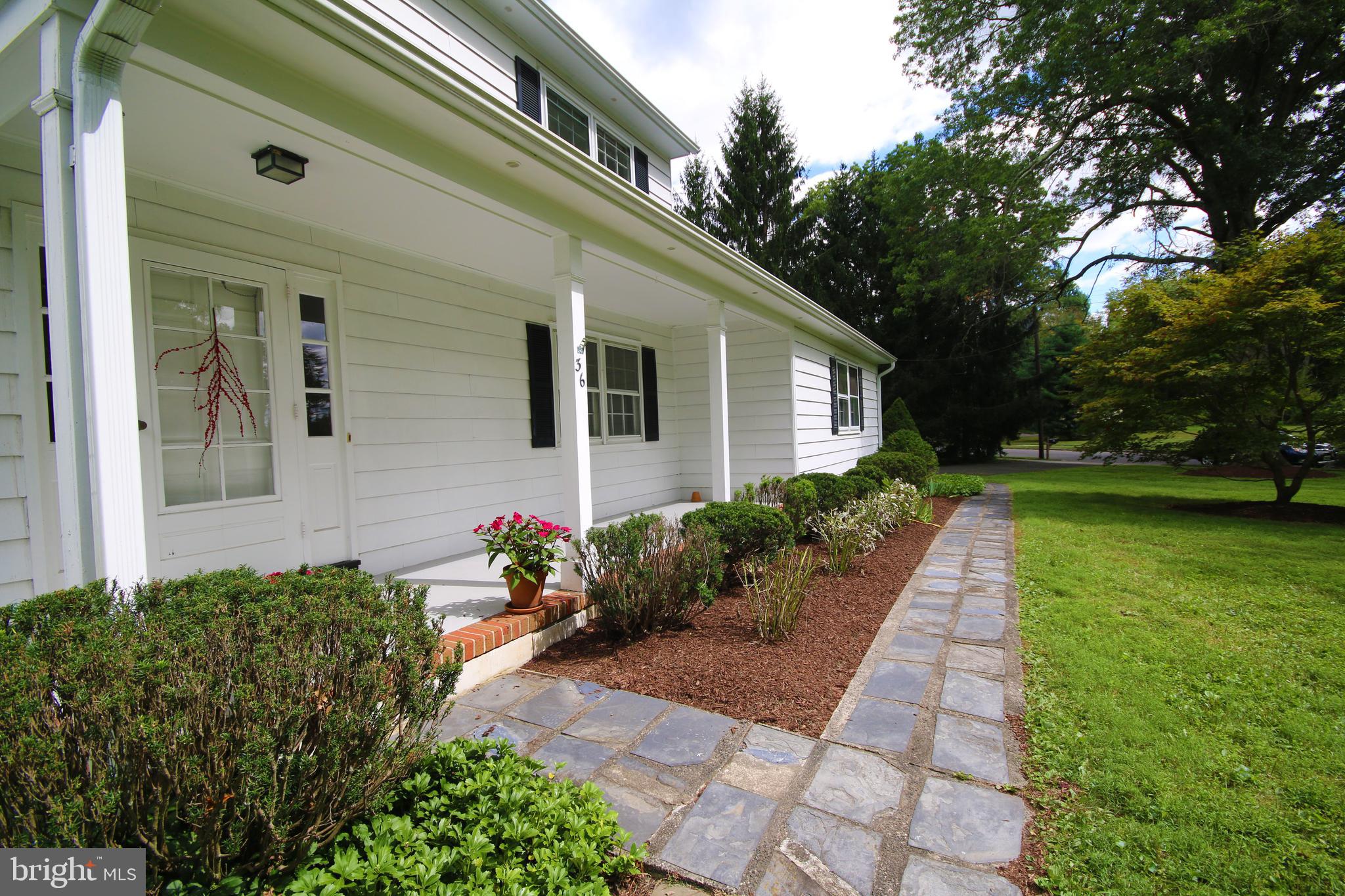 36 Quaker Road Princeton Junction, NJ 08550 - Photo 3 of 29 Walkway to Covered Porch