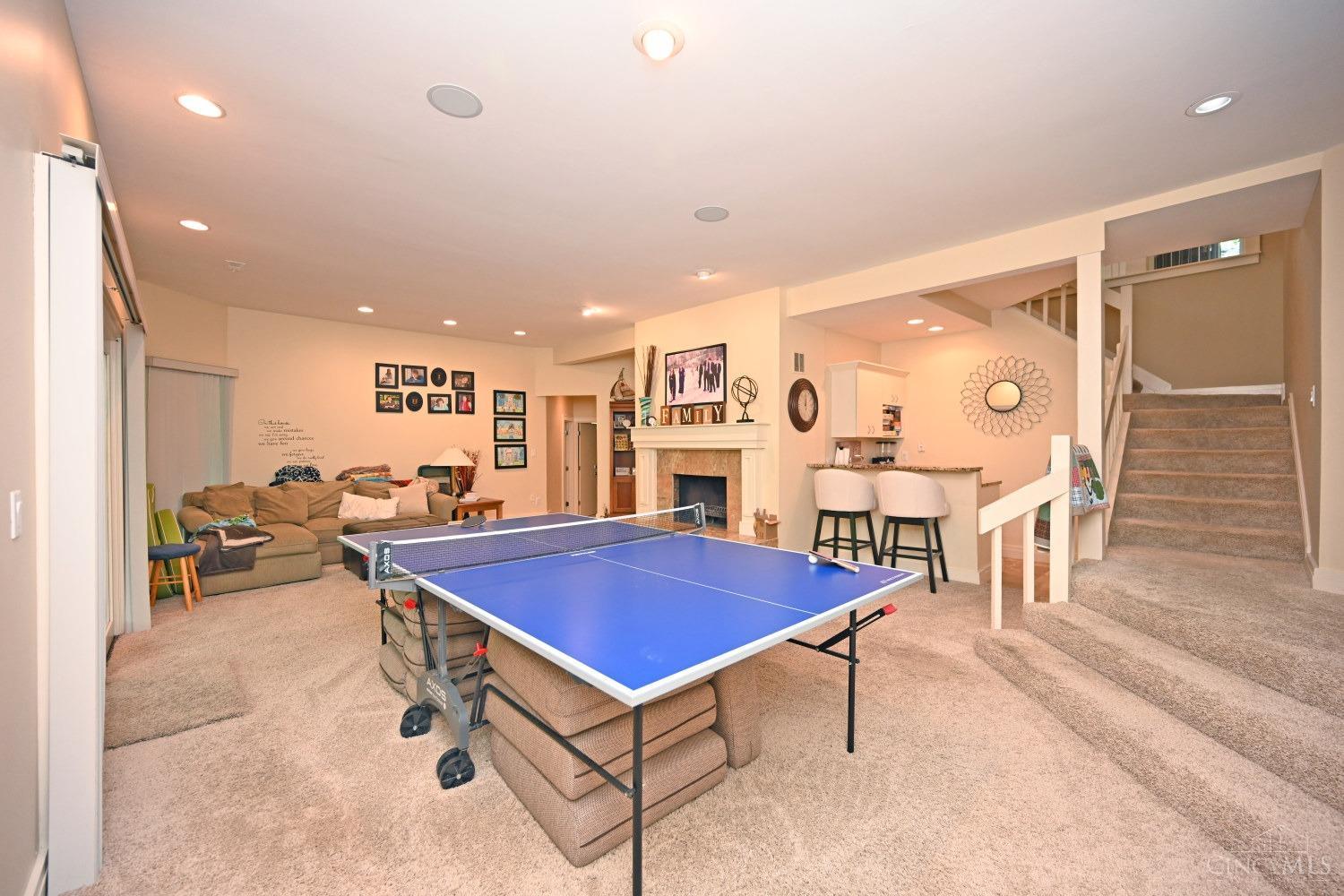 7811 Hopper Road Cincinnati, OH 45255 - Photo 23 of 48 Finished lower level with room for games and entertainment!
