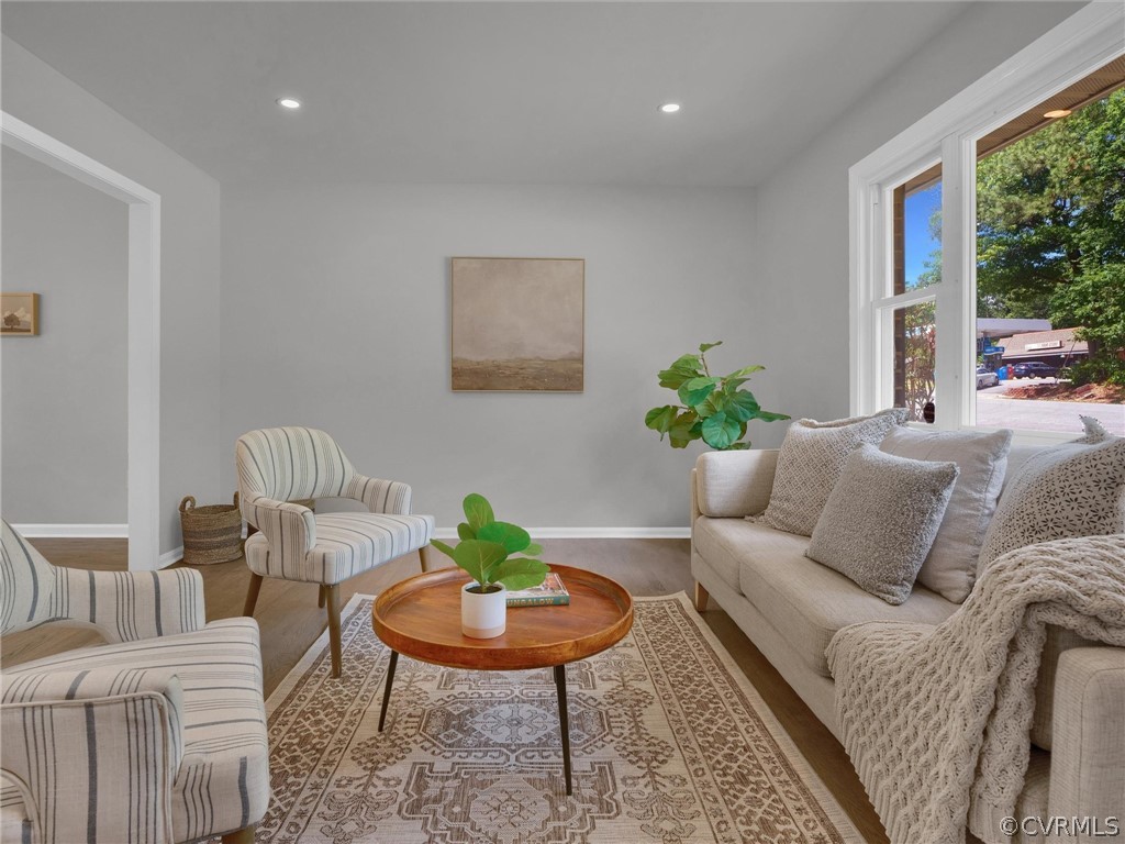 731 Adkins Road Chesterfield, VA 23236 - Photo 6 of 37 a living room with furniture and a potted plant