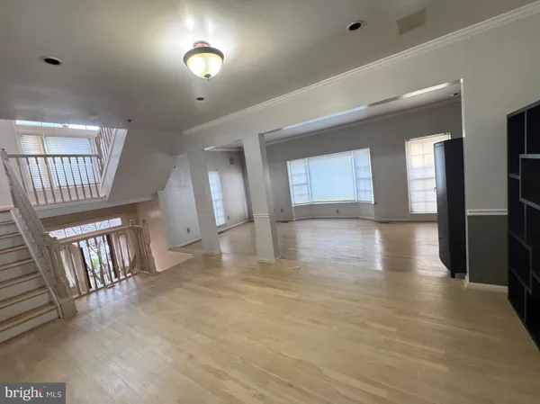 a view of a hallway with interior of the house