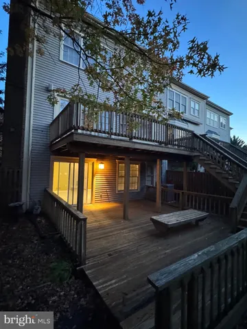a view of a house with a deck