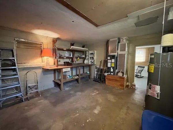 a view of a storage & utility room