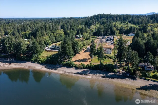 a view of a street with a park