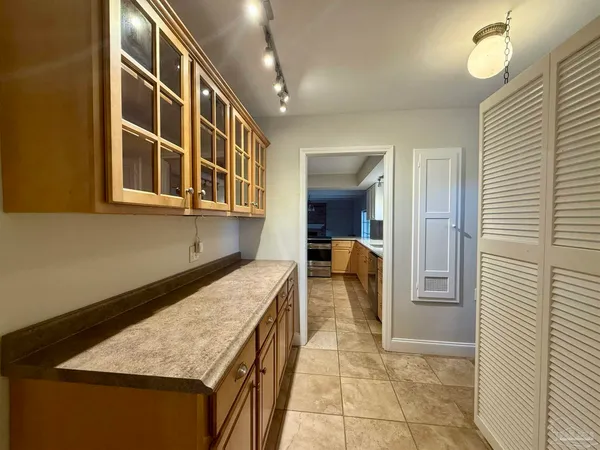 a very nice looking room with a large window