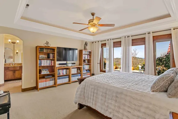 a view of a glass door with a glass door and a window