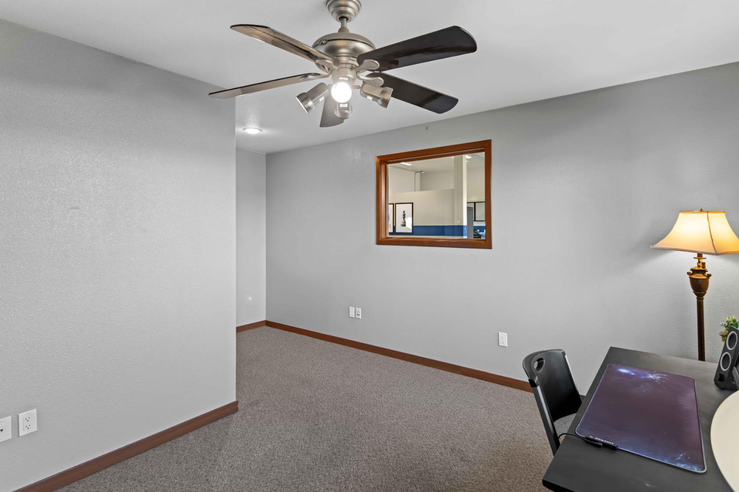5390 Lost Creek Road Shingle Springs, CA 95682 - Photo 58 of 81 The office looks out into the garage, and enjoy a mini-split HVAC too.
