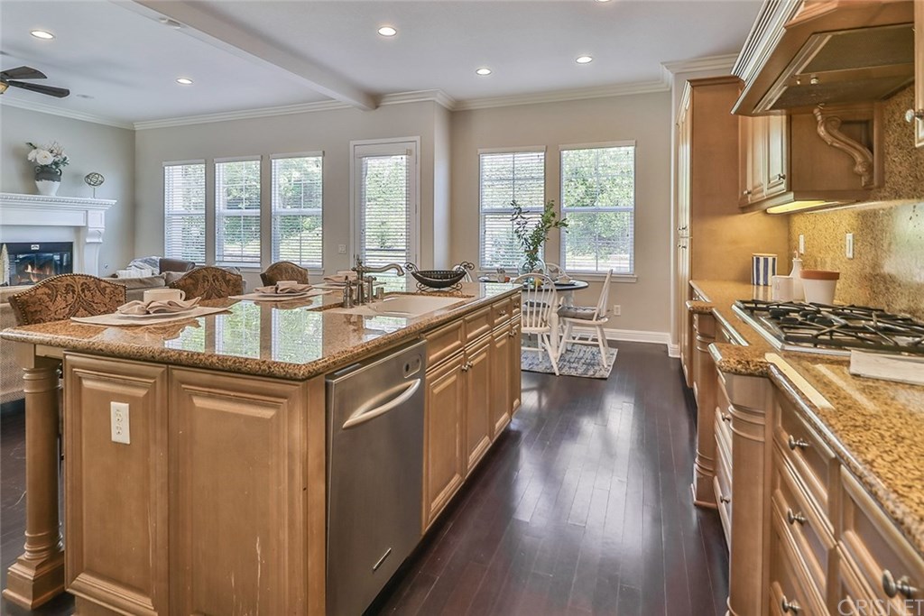 2948 Milestone Avenue Simi Valley, CA 93065 - Photo 26 of 70 Large island - kitchen opens to family room and breakfast nook
