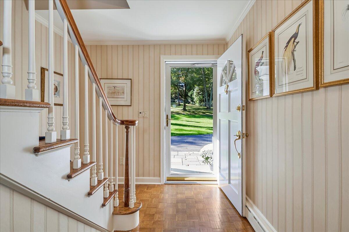 110 Ridge Acres Road Darien, CT 06820 - Photo 5 of 30 a view of an entryway with staircase