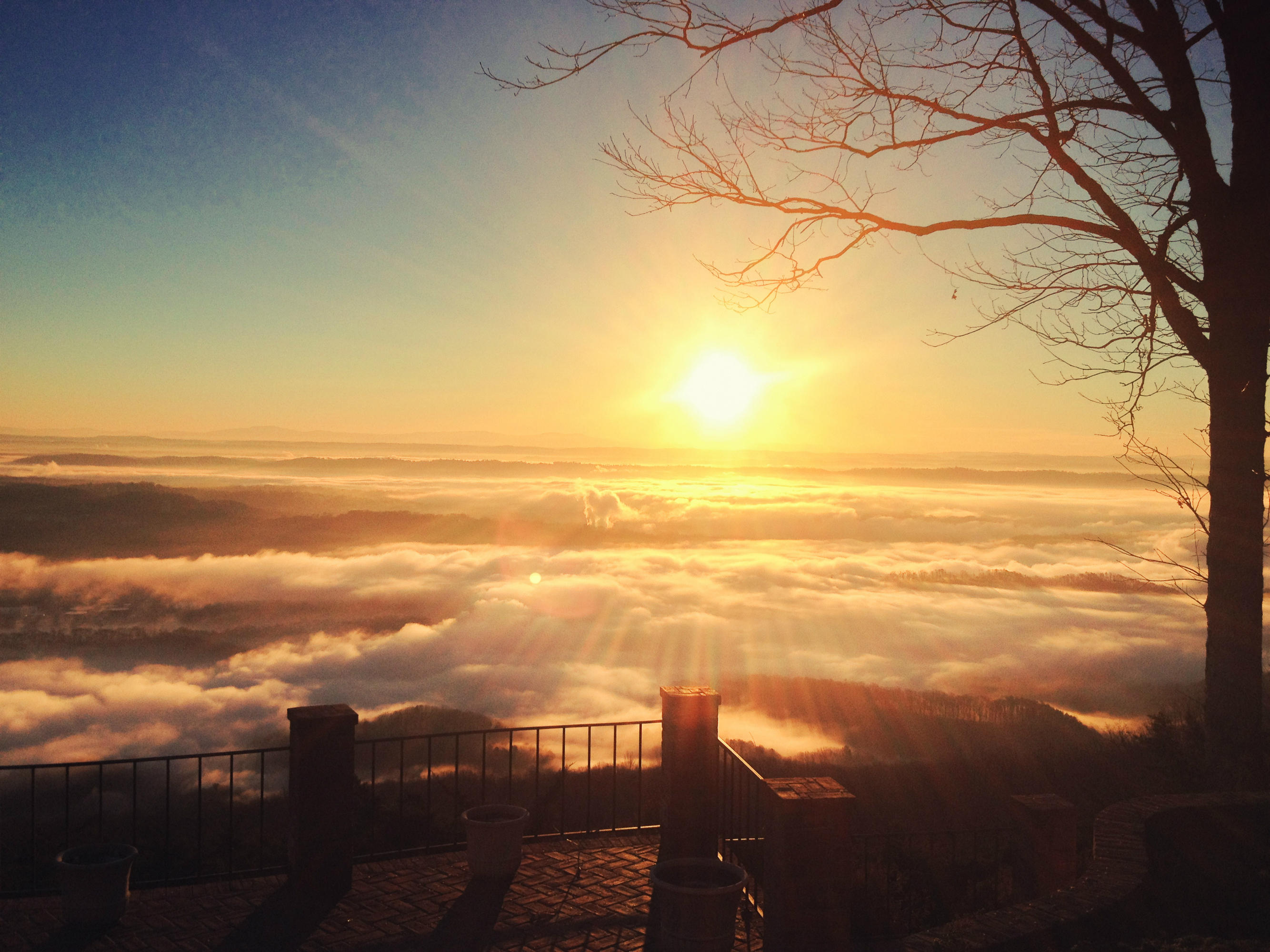 1160 Cumberland Road Chattanooga, TN 37419 - Photo 4 of 5 Sunrise view with clouds