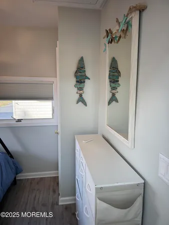 a utility room with a window