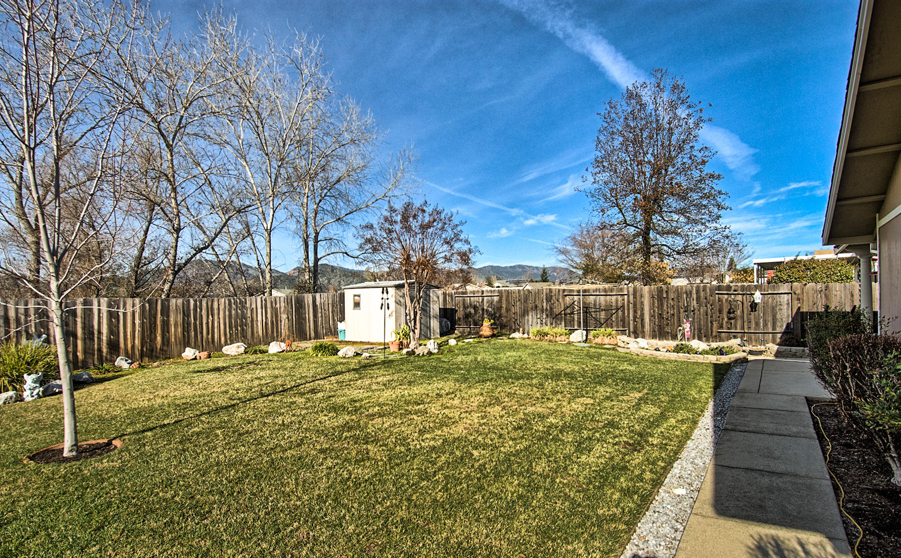 11326 Puffin Way Redding, CA 96003 - Photo 24 of 26 a large yard with lots of trees and plants