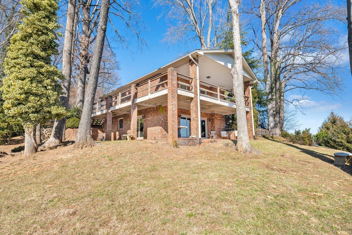 188 Hardy Court Penhook, VA 24137 - Photo 72 of 114 a view of a building with a snow in the background