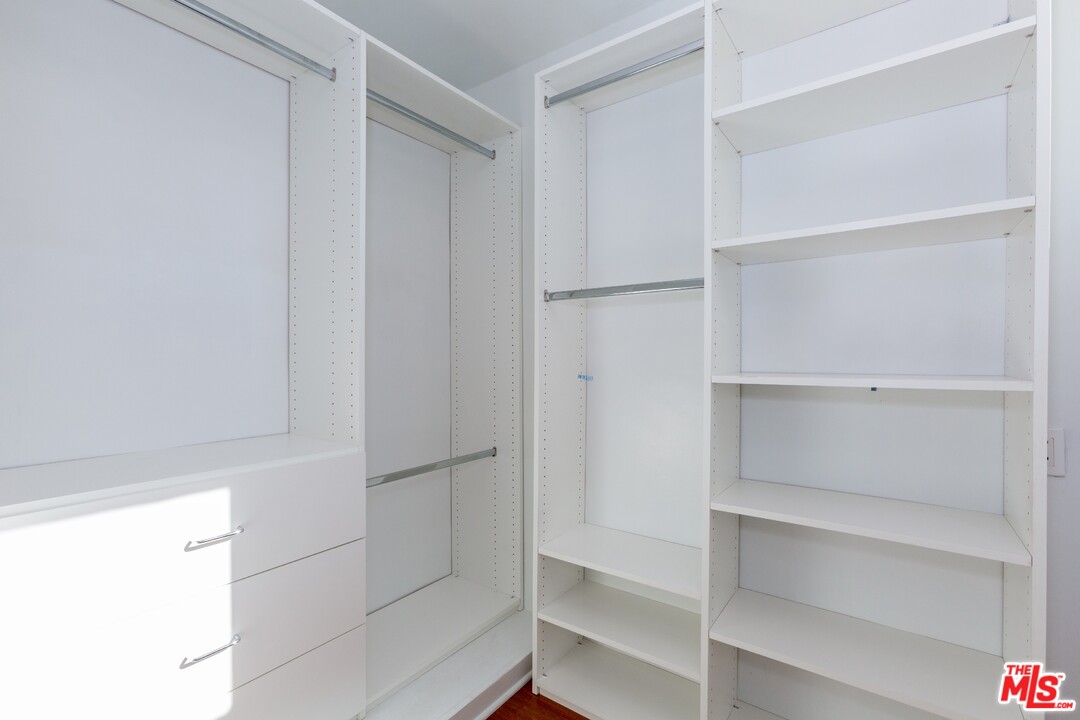 491 Mesa Road Santa Monica, CA 90402 - Photo 8 of 24 a view of walk in closet with empty racks