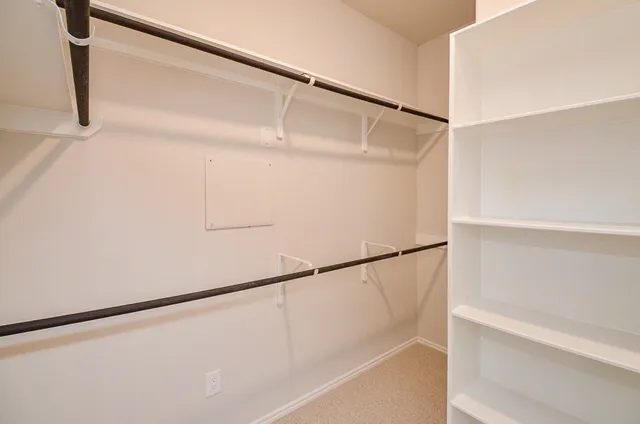 a view of walk in closet