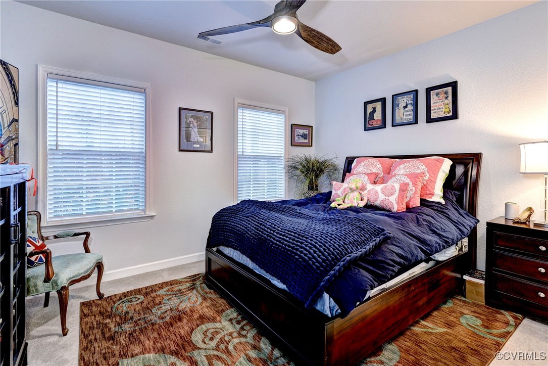 325 Martin Farm Road Yorktown, VA 23692 - Photo 27 of 50 Carpeted bedroom with ceiling fan