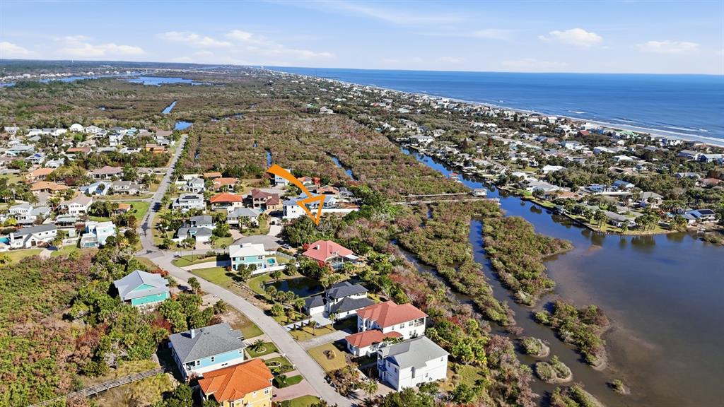 570 Springdale Drive Flagler Beach, FL 32136 - Photo 4 of 15 an aerial view of a city