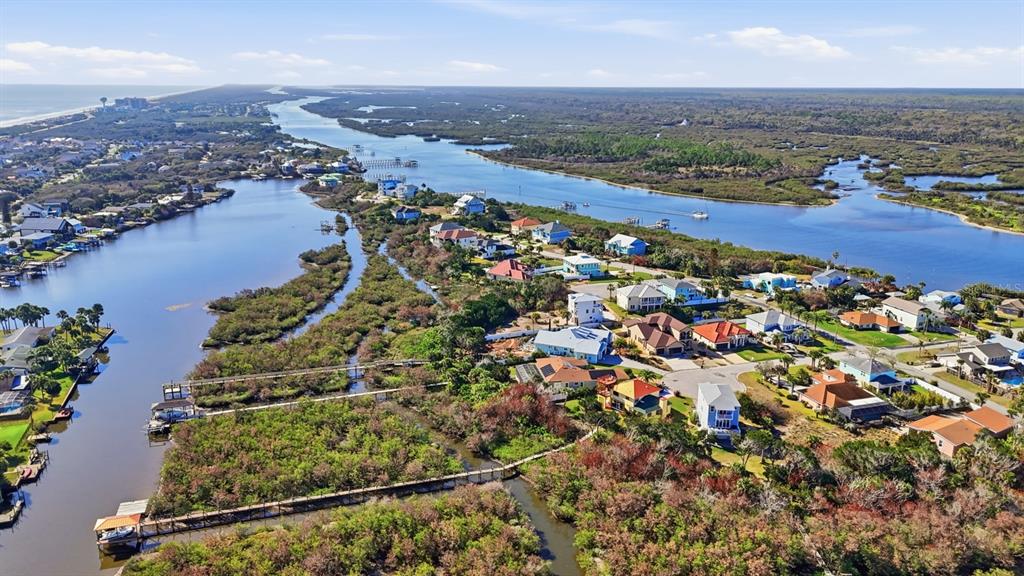 570 Springdale Drive Flagler Beach, FL 32136 - Photo 9 of 15 an aerial view of multiple house