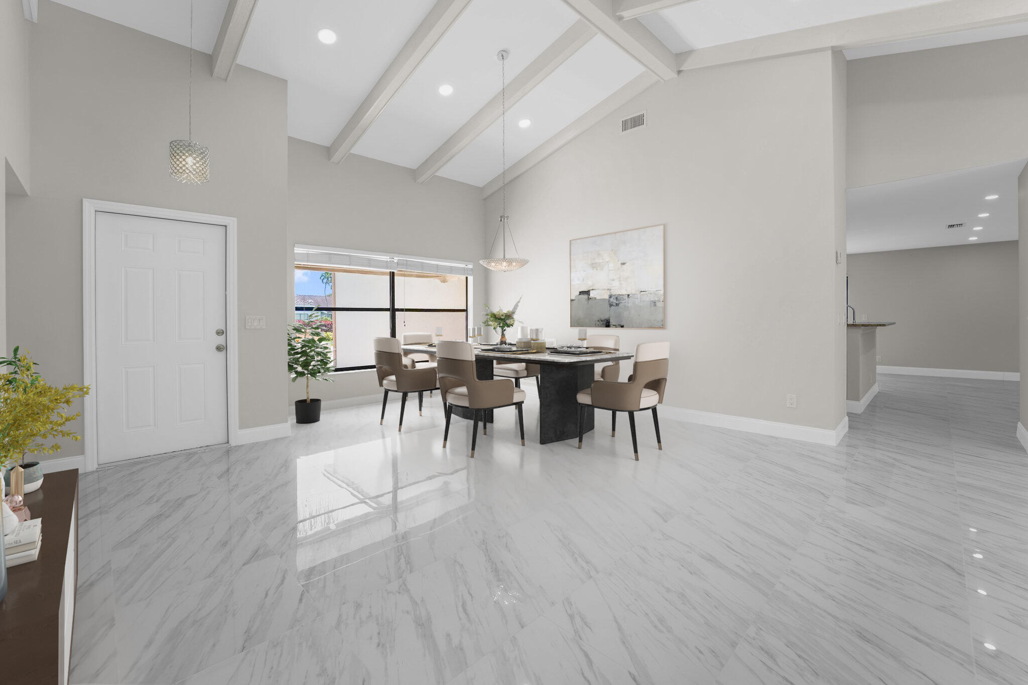 22207 Alyssum Way Boca Raton, FL 33433 - Photo 28 of 31 a view of a dining room with furniture and wooden floor