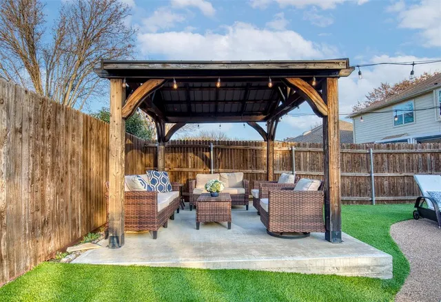 a view of outdoor space yard deck patio and swimming pool