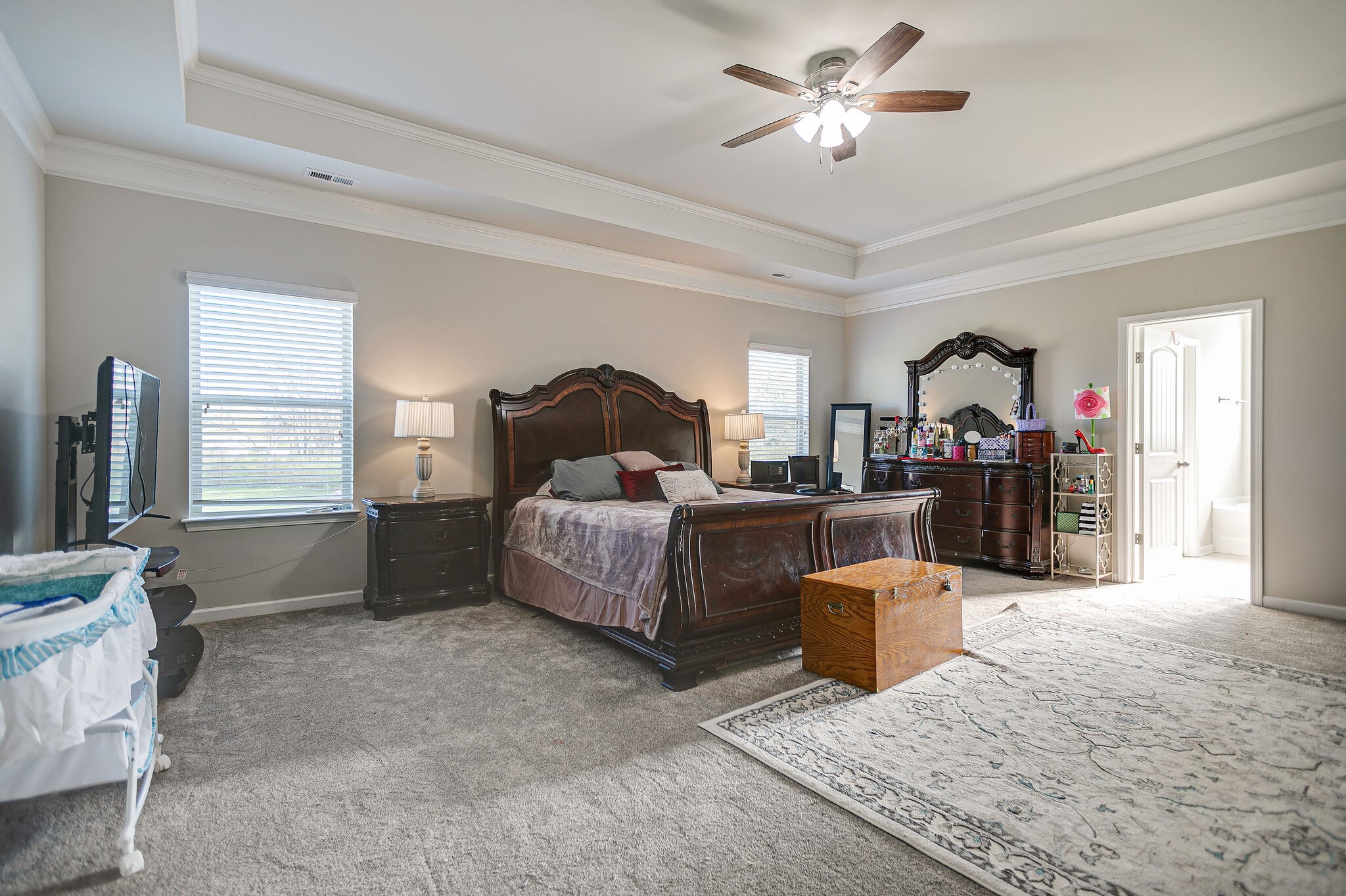 966 Carnation Drive Spring Hill, TN 37174 - Photo 19 of 31 a living room with furniture and a flat screen tv