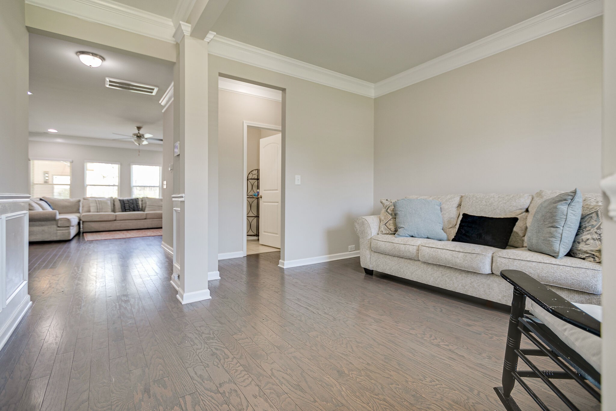 966 Carnation Drive Spring Hill, TN 37174 - Photo 6 of 31 a living room with furniture and a wooden floor