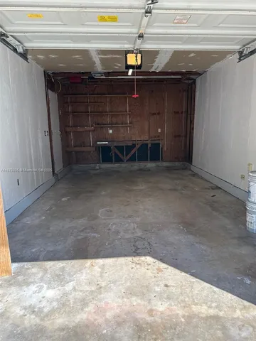 a view of a car garage