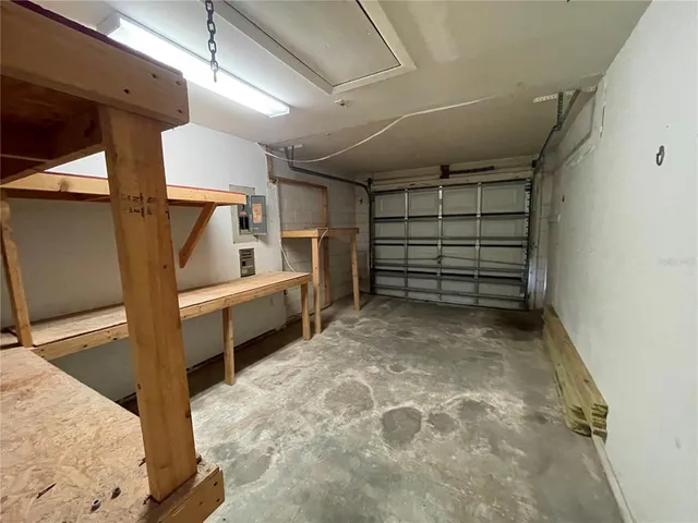 a view of storage and utility room