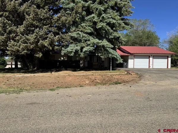 a house with trees in the background