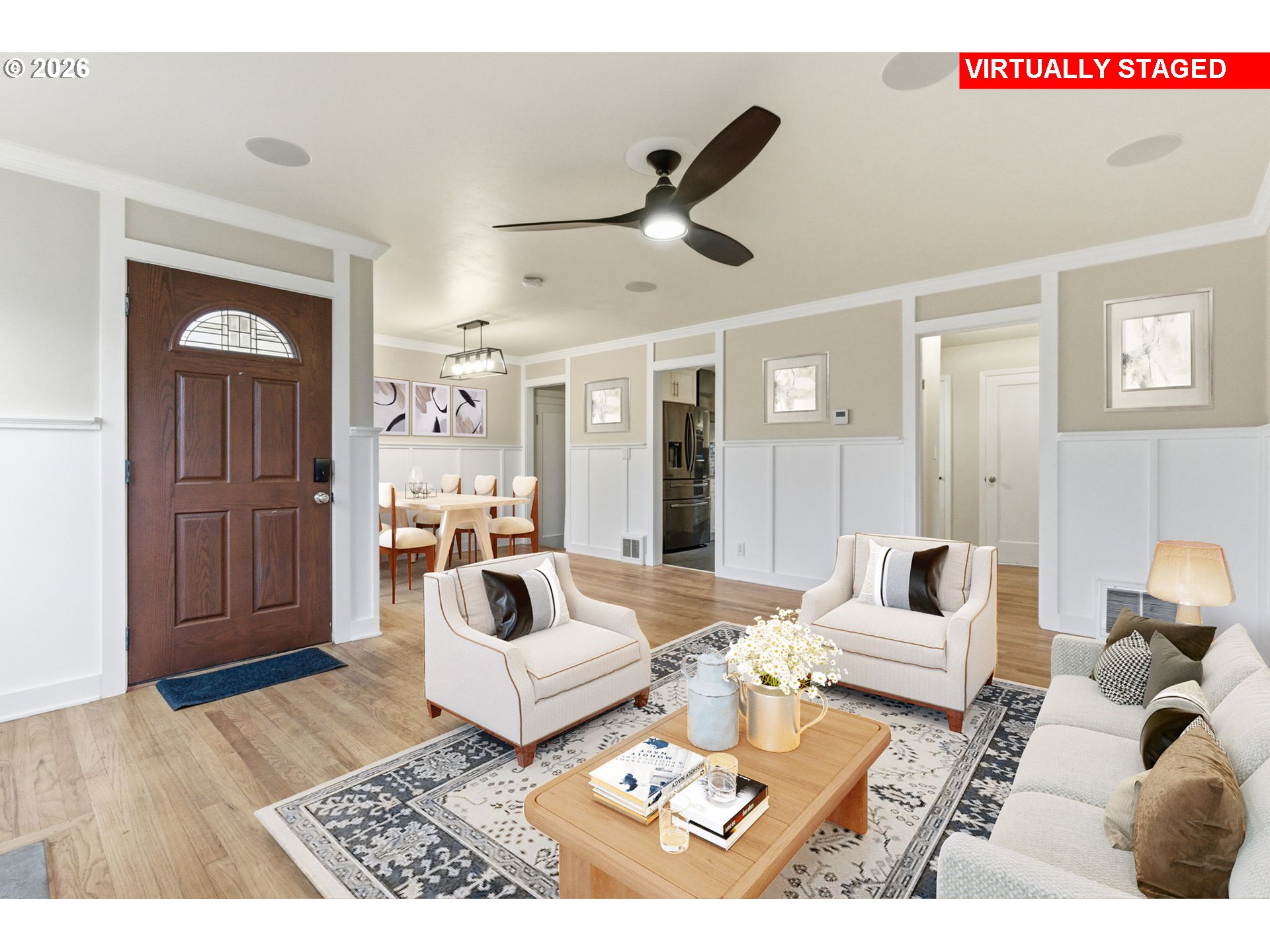 19 Northeast 139th Avenue Portland, OR 97230 - Photo 7 of 48 a living room with furniture and a rug