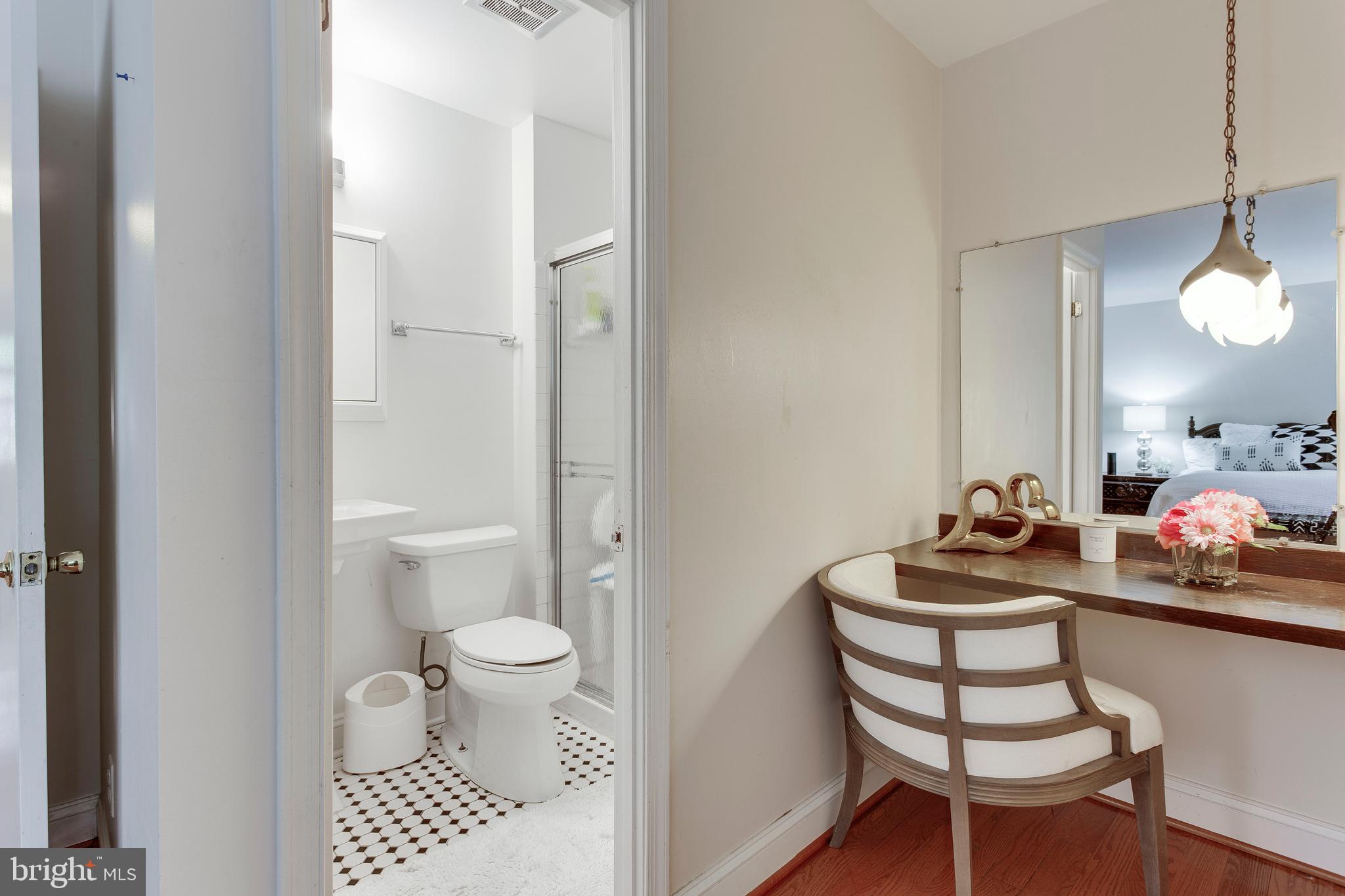 1812 Middlevale Terrace Silver Spring, MD 20906 - Photo 22 of 38 Primary bedroom vanity/bathroom