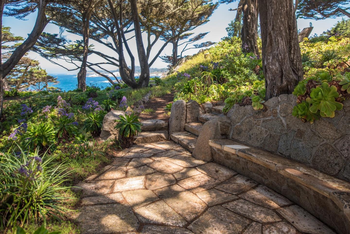 157-163 Spindrift Road Carmel, CA 93923 - Photo 93 of 100 a view of a pathway with a tree