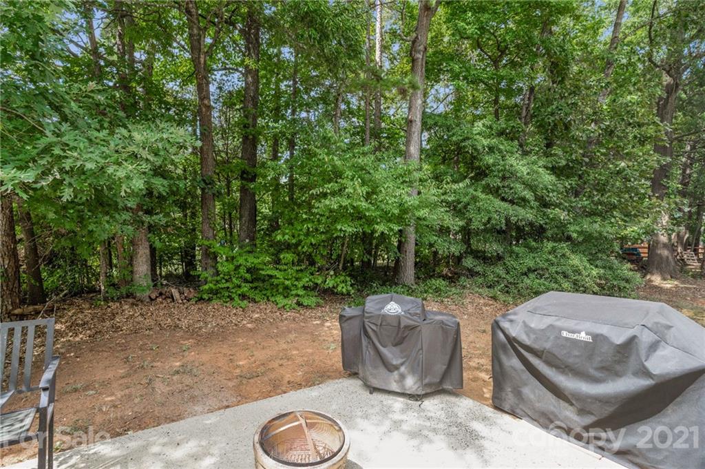6925 Reedy Creek Road Charlotte, NC 28215 - Photo 31 of 34 a view of a backyard with table and chairs potted plants