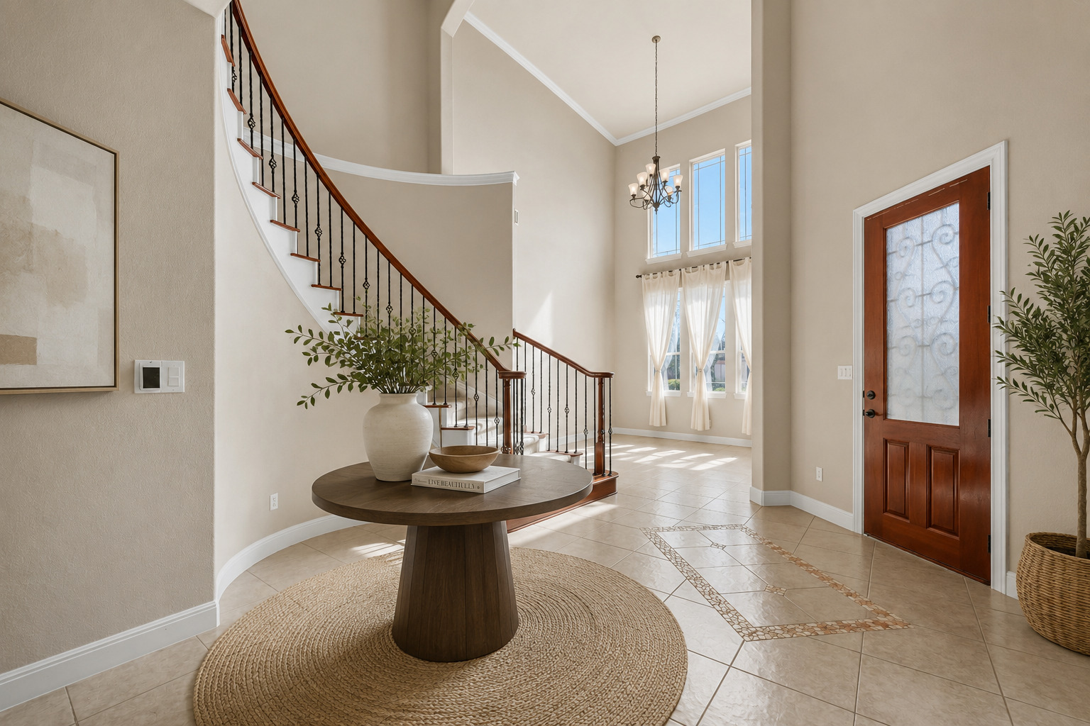 3903 Remington Road Cedar Park, TX 78613 - Photo 3 of 29 Enter into a soaring foyer with a graceful curved staircase, setting a grand tone for this inviting residence.