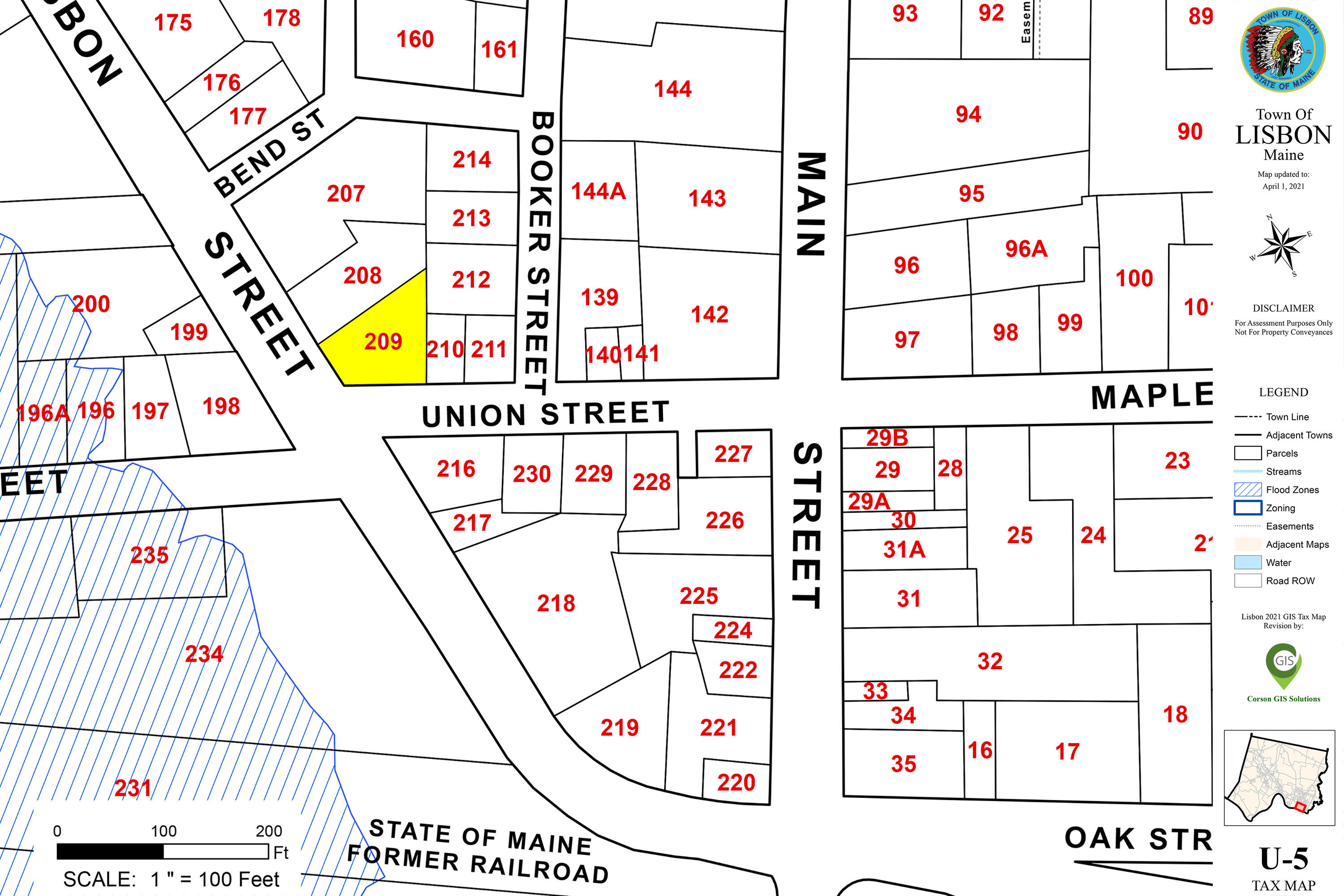 2 Union Street Lisbon, ME 04252 - Photo 57 of 59 Tax Map MLS