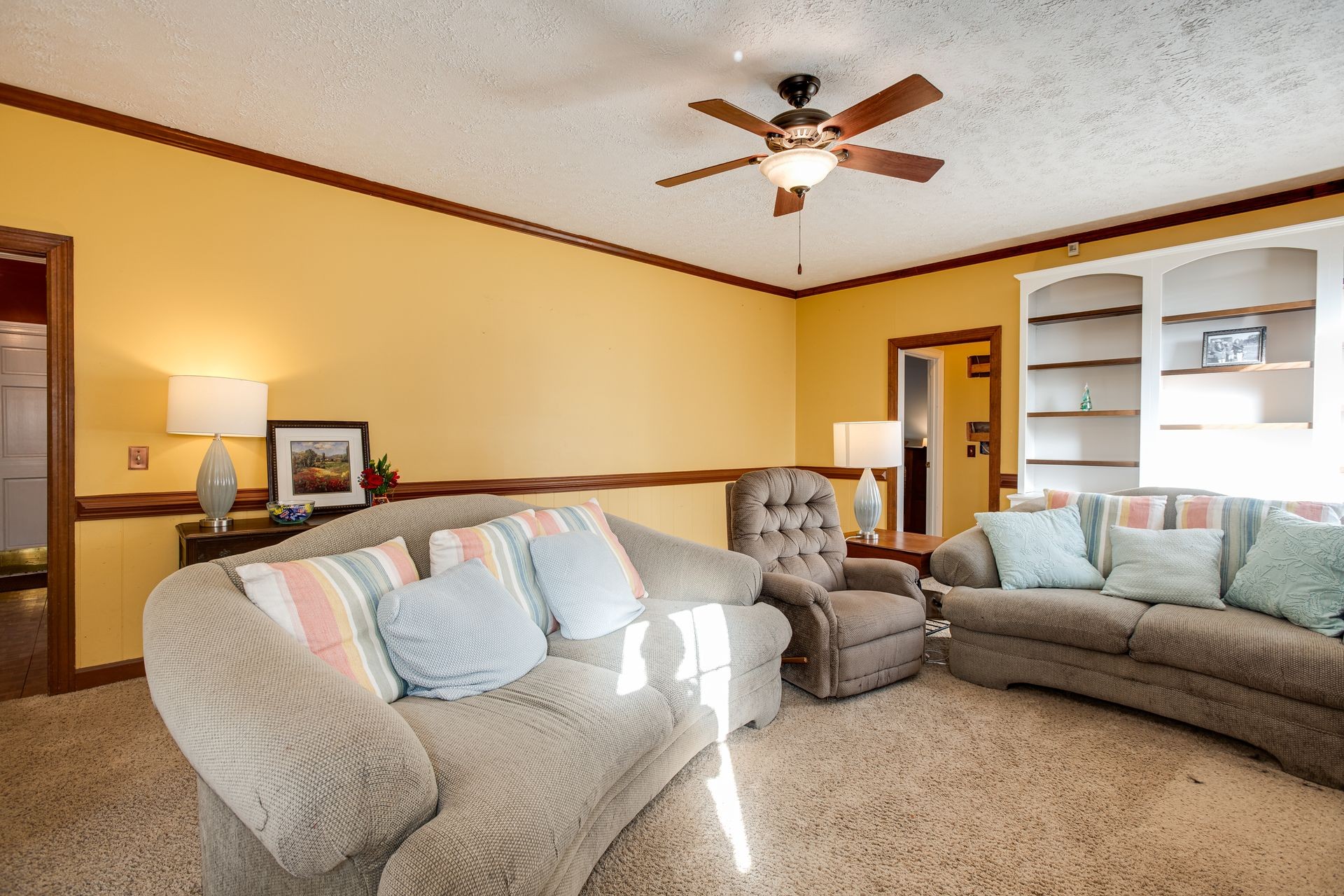 101 Pinehurst Drive Franklin, TN 37069 - Photo 15 of 41 a living room with furniture ceiling fan and a rug