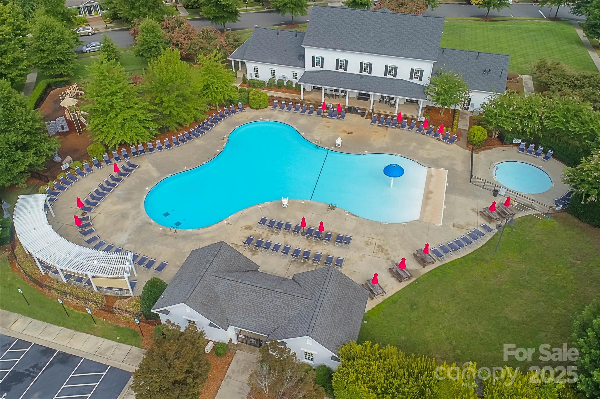 1855 2nd Baxter Crossing Fort Mill, SC 29708 - Photo 44 of 48 an aerial view of a swimming pool outdoor seating